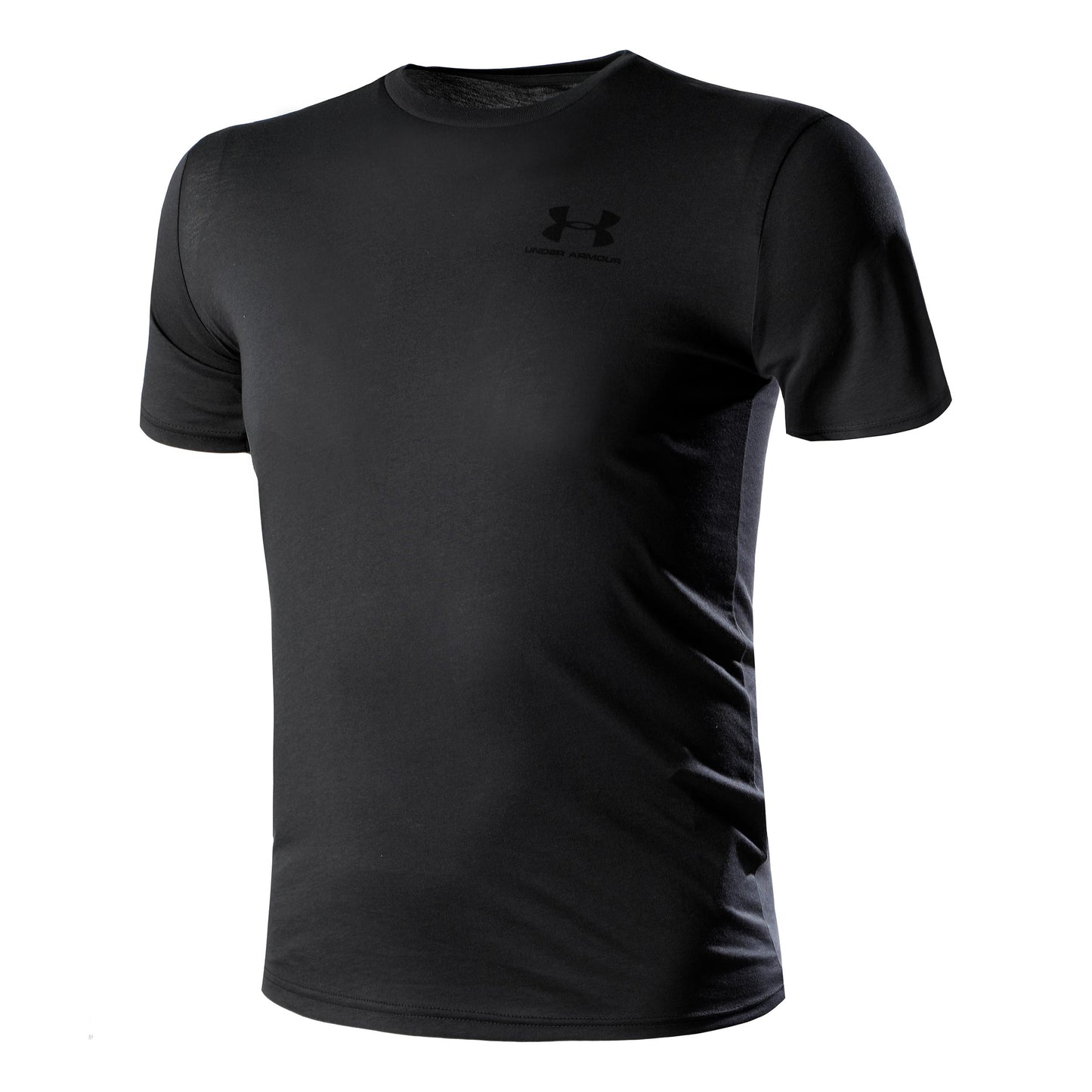 Under Armour Sportstyle Left Chest T-shirt Heren-Zwart