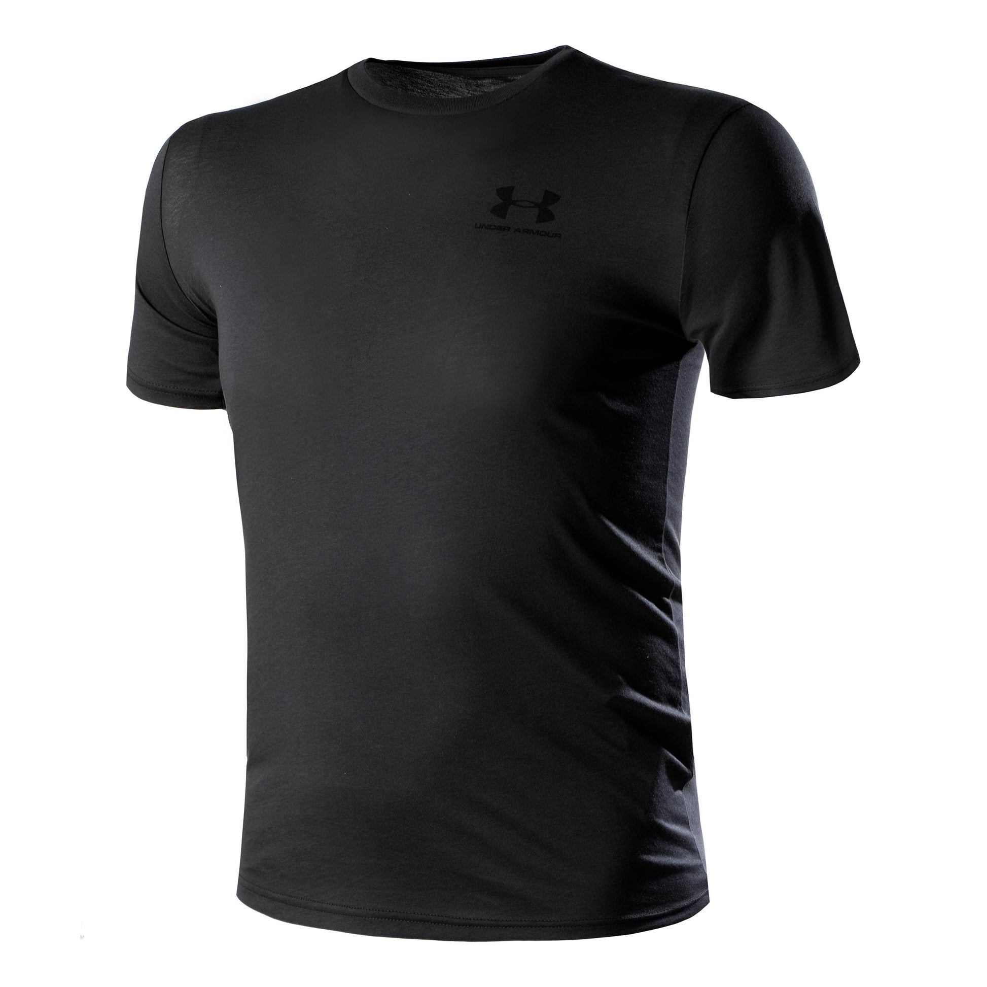 Under Armour Sportstyle Left Chest T-shirt Heren-Zwart