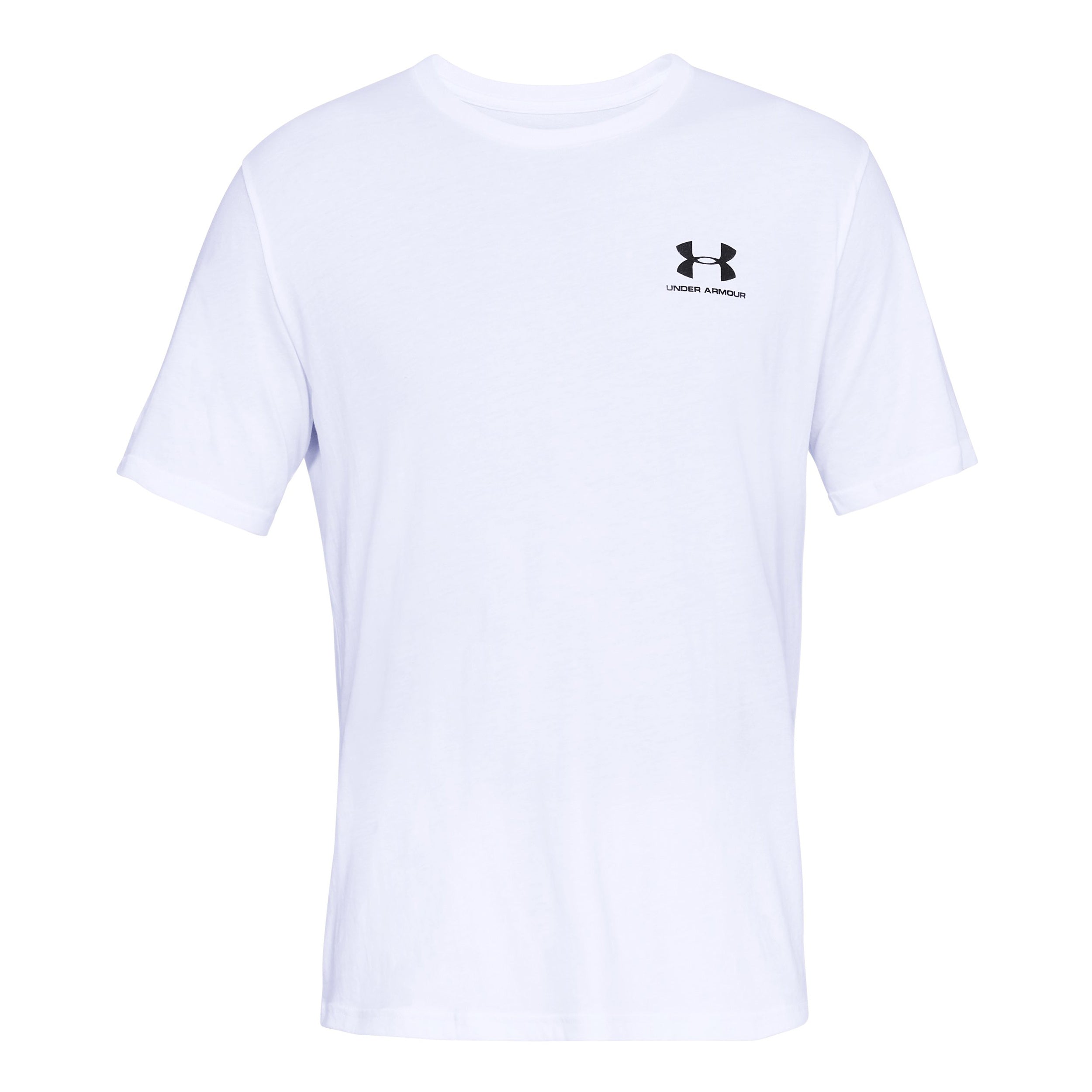 Under Armour Sportstyle Left Chest T-shirt Heren-Wit,Zwart