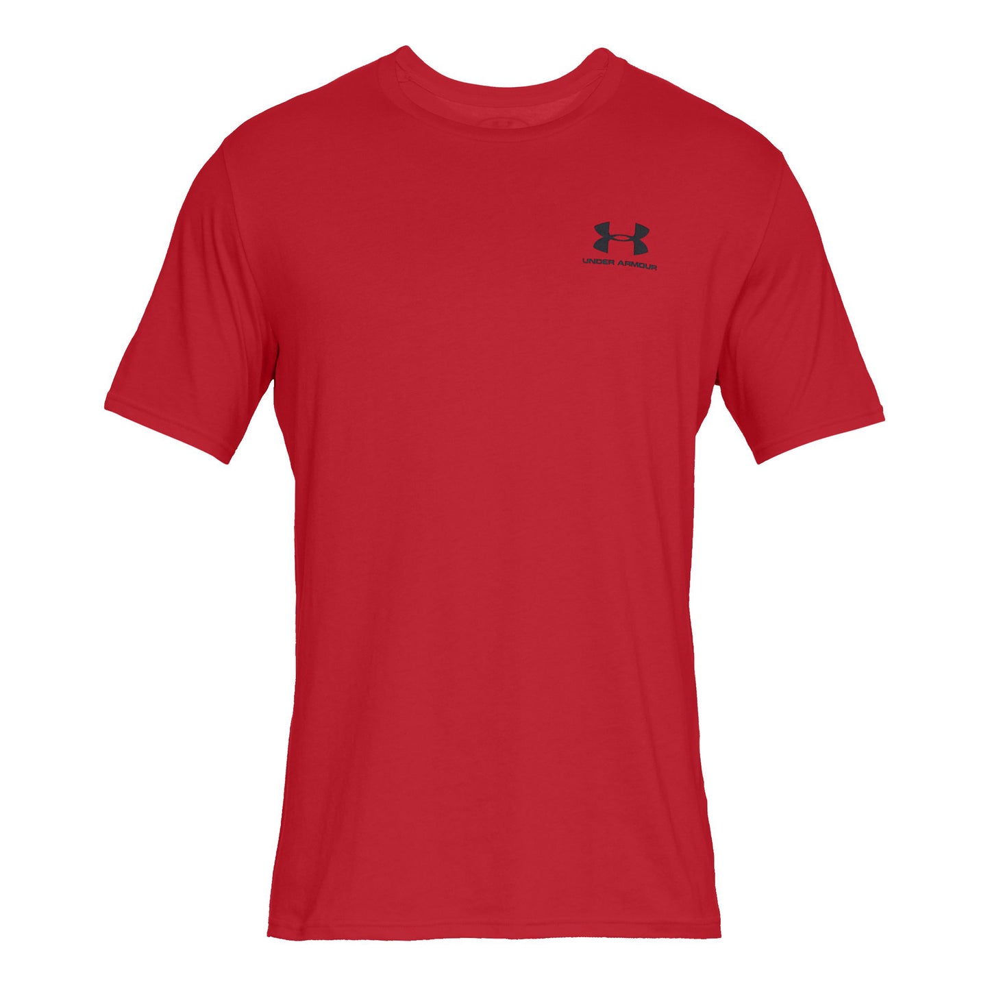 Under Armour Sportstyle Left Chest T-shirt Heren-Rood,Zwart