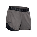 Play Up 3.0 Shorts Dames - donkergrijs, zwart