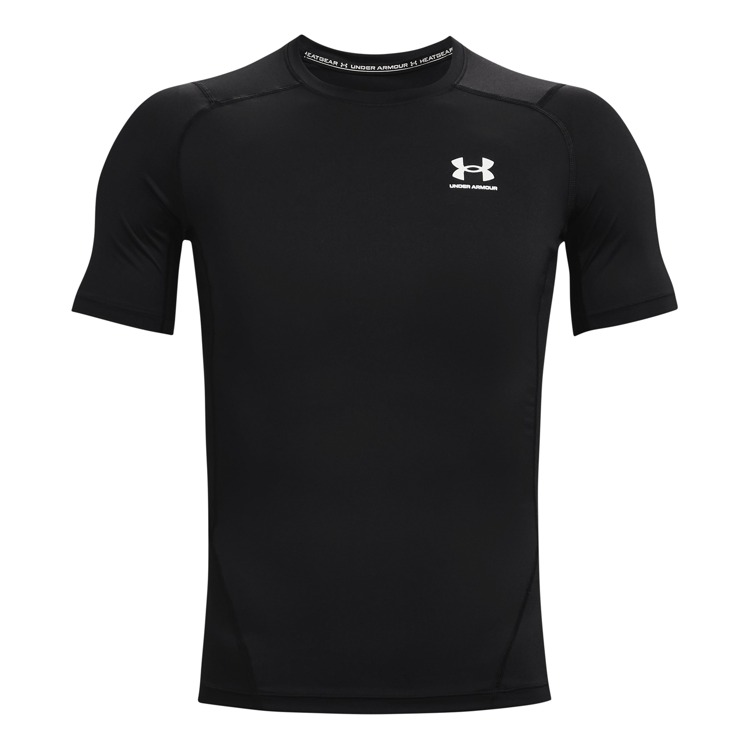 Under Armour Heatgear Armour Comp T-shirt Heren-Zwart,Wit
