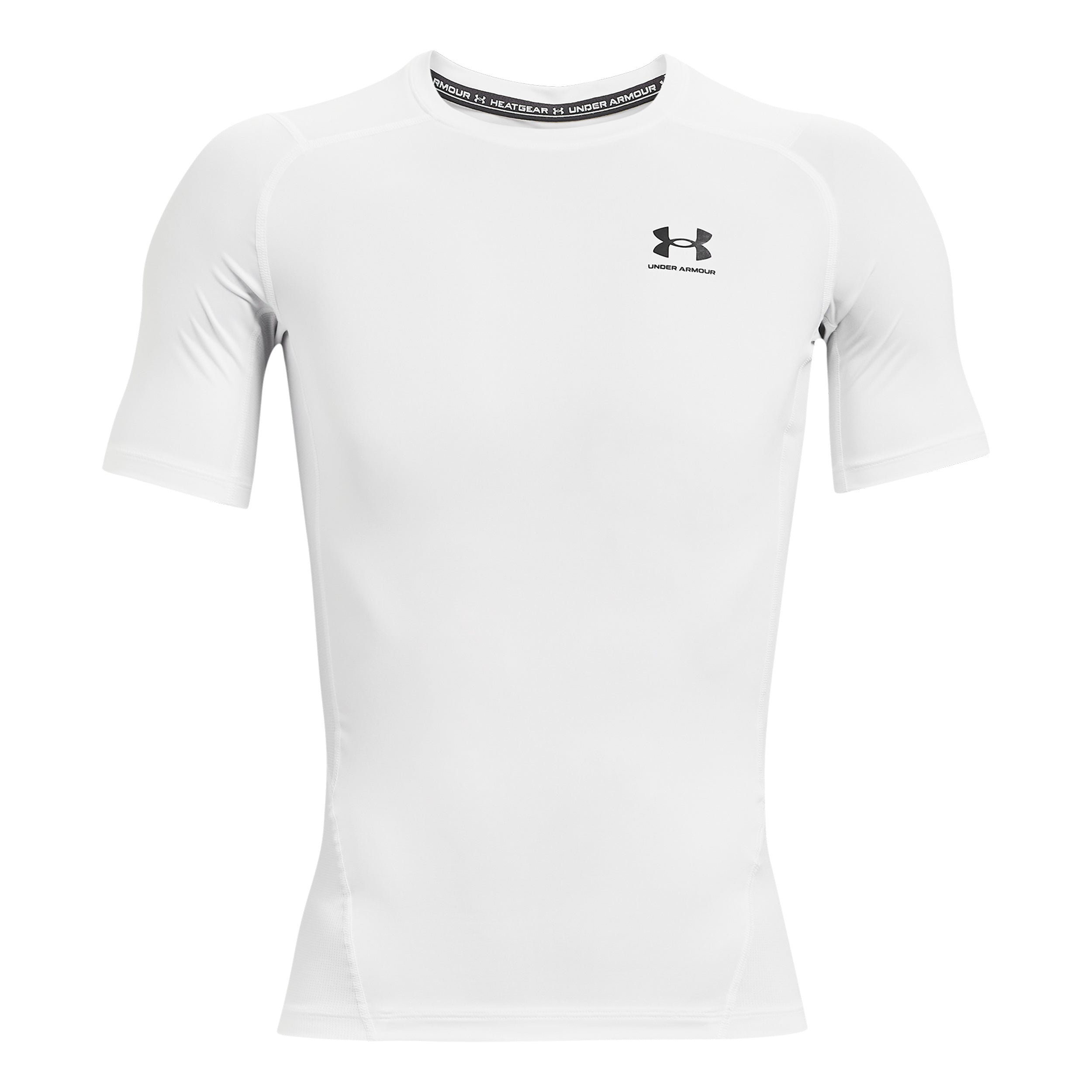 Under Armour Heatgear Comp T-shirt Heren-Wit,Zwart