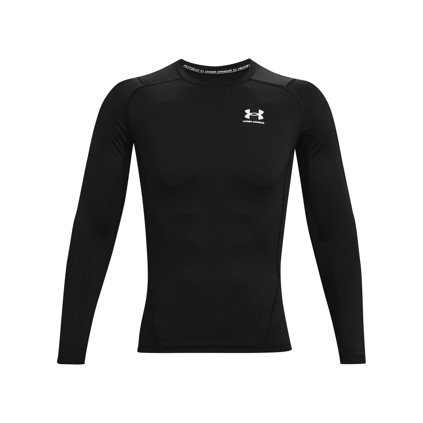 Under Armour Heatgear Comp Longsleeve Heren-Zwart,Wit