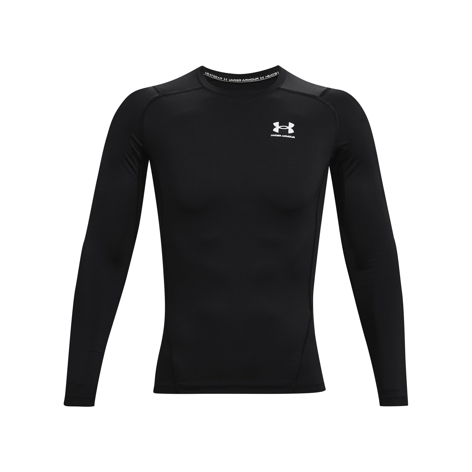 Under Armour Heatgear Comp Longsleeve Heren-Zwart,Wit