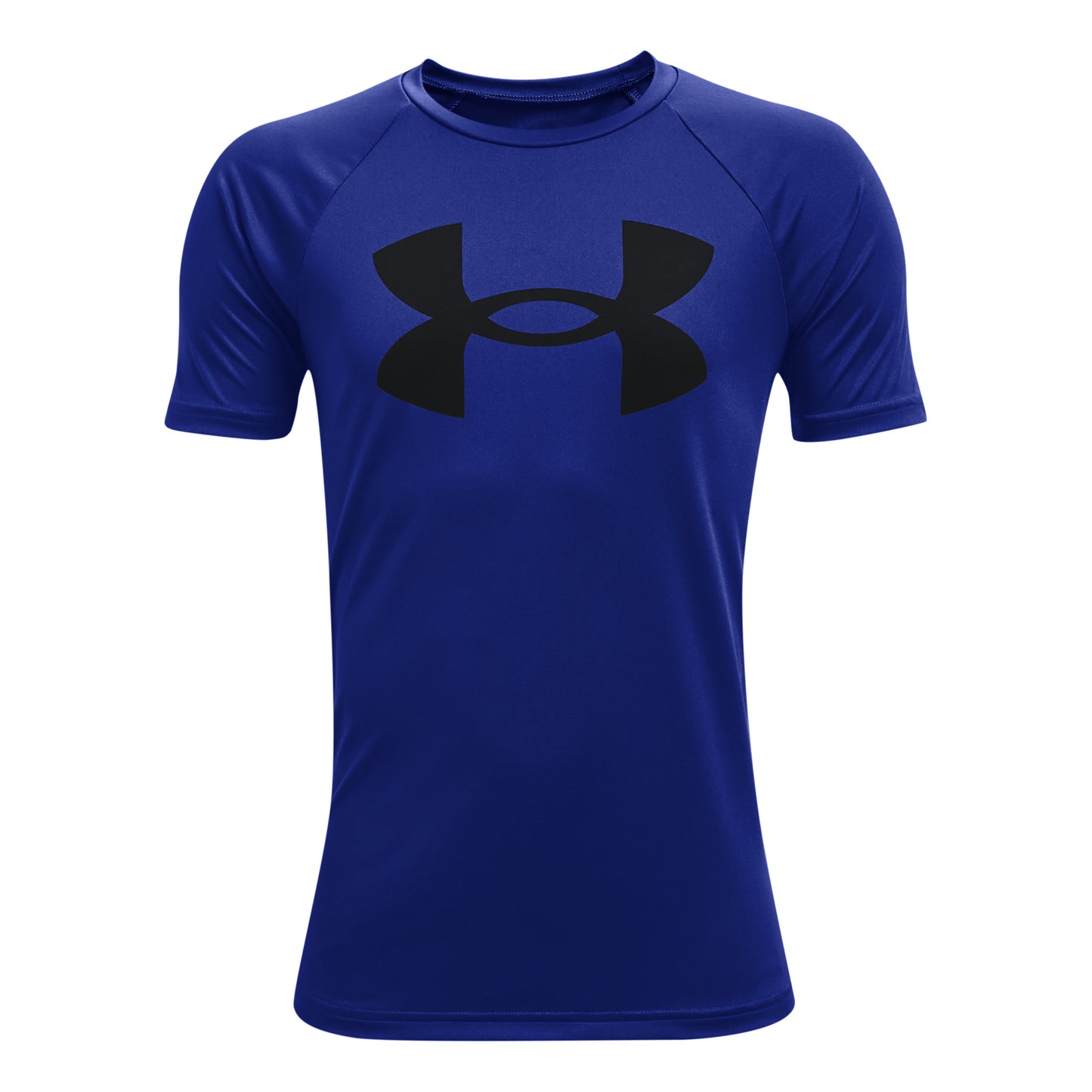 Under Armour Tech Big Logo T-shirt Jongens - blauw, zwart