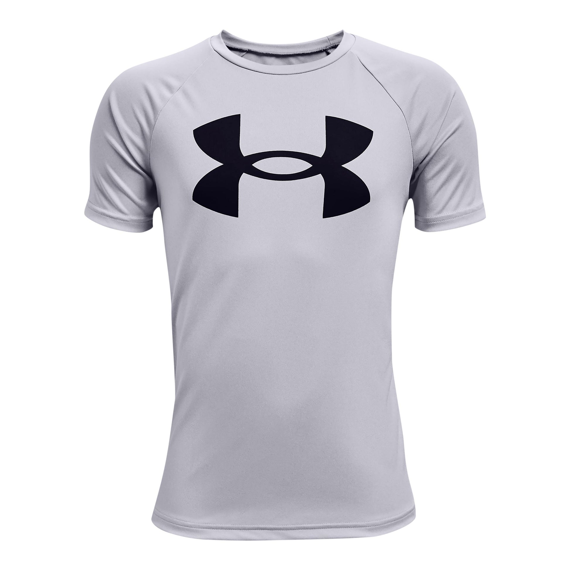 Under Armour Tech Big Logo T-shirt Jongens - grijs, zwart