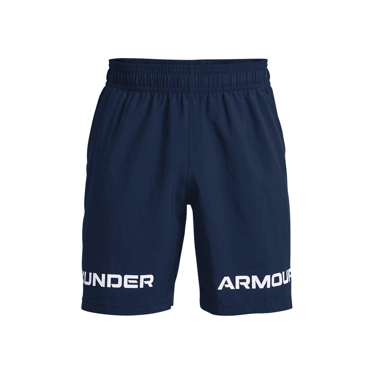 Under Armour Woven Graphic Wordmark Shorts Heren - blauw, wit