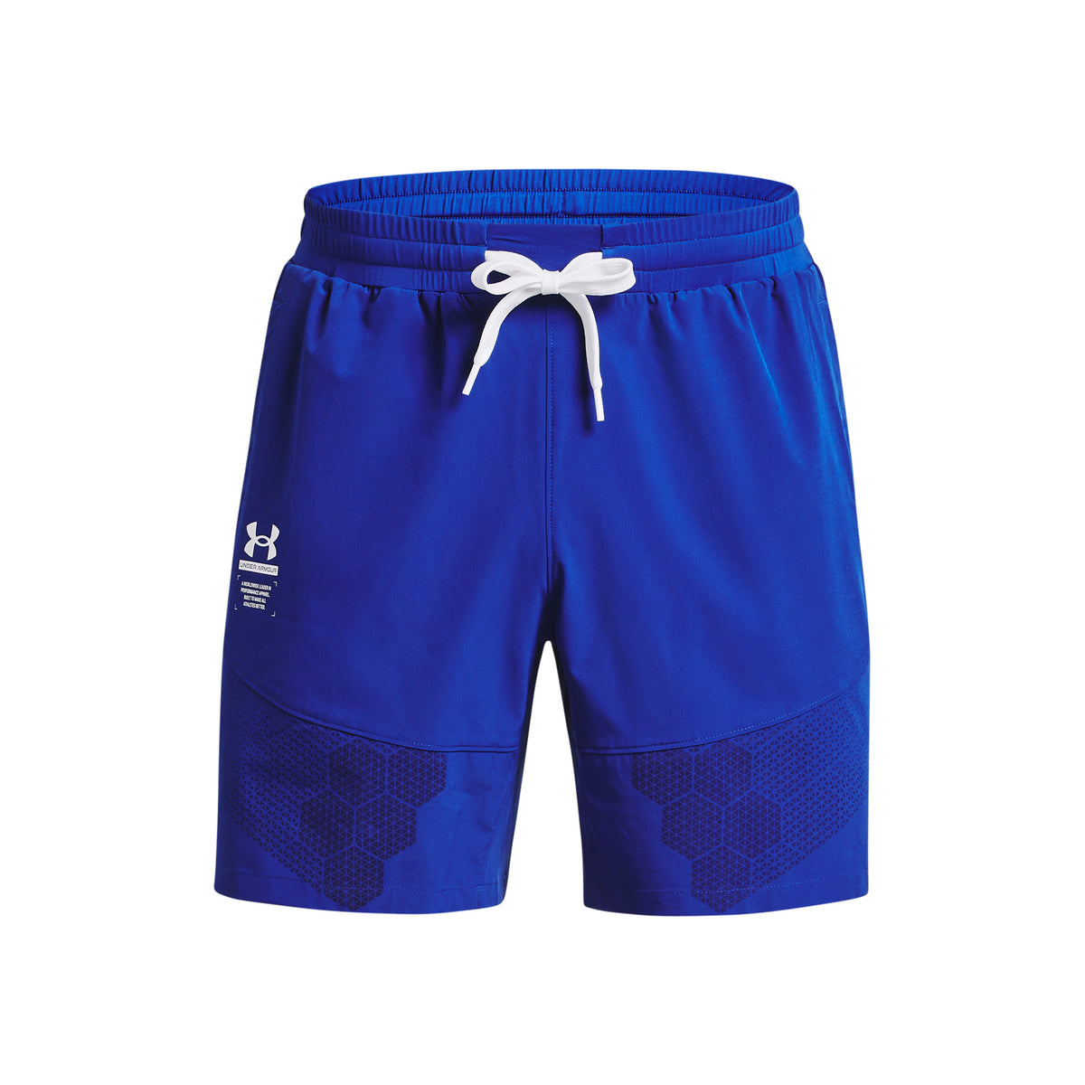 Under Armour Print Woven Shorts Heren - blauw,