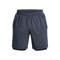 Launch 7in 2in1 Shorts Heren - grijs, zwart