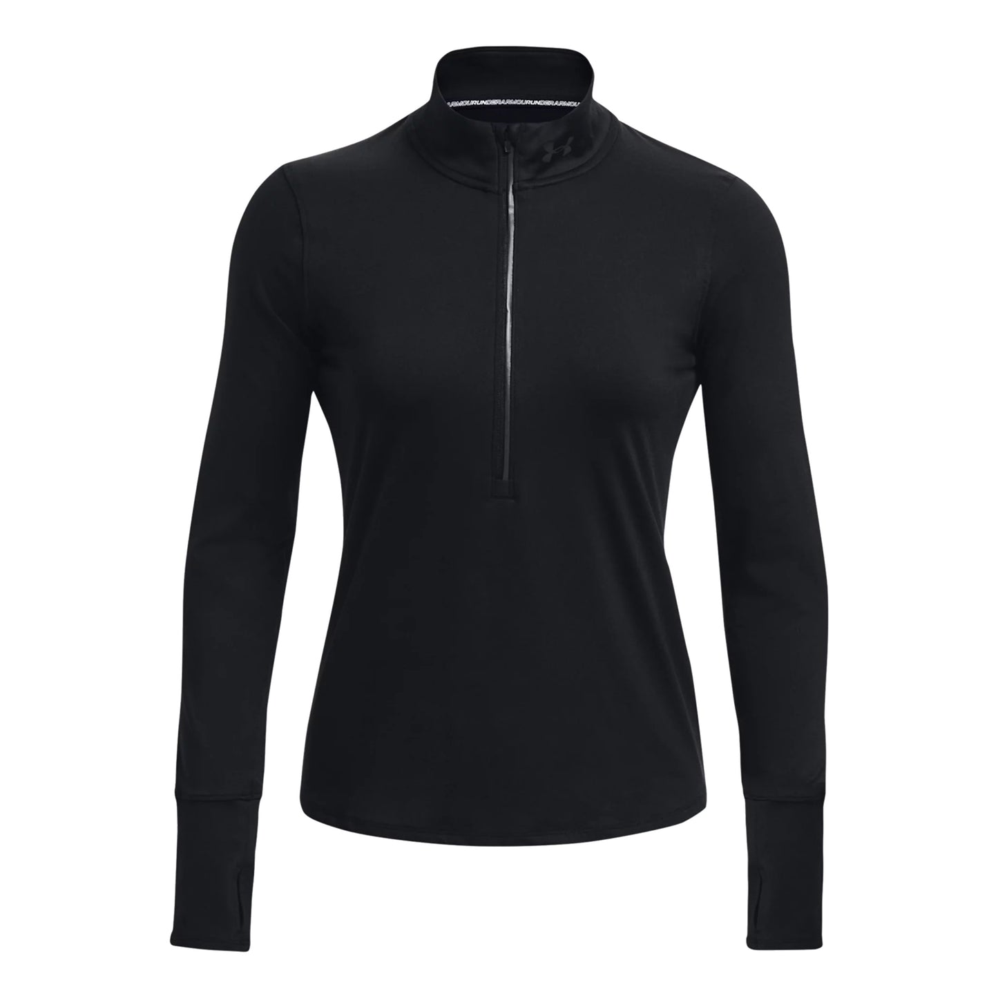 Under Armour Qualifier Run Half-Zip Longsleeve Dames-Zwart