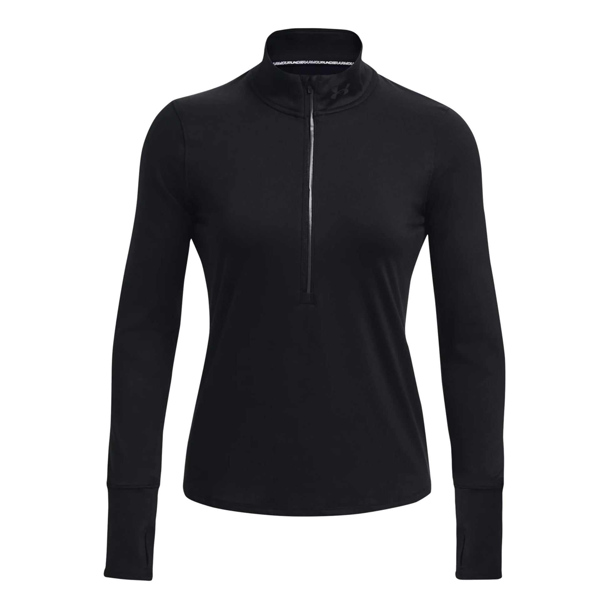 Under Armour Qualifier Run Half-Zip Longsleeve Dames-Zwart