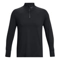 Qualifier Run 1/4 Zip Hardloopshirt Heren-Zwart