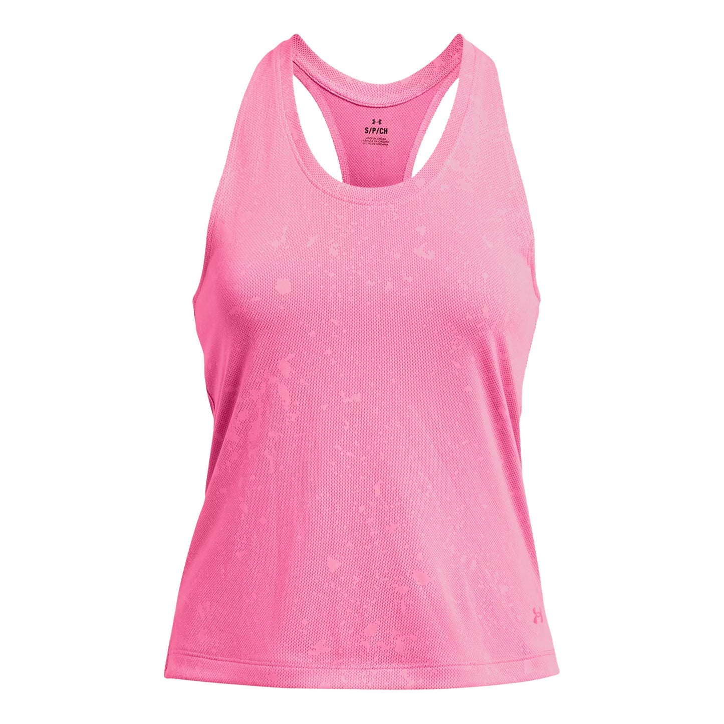 Under Armour Streaker Splatter Singlet Hardloopshirt Dames-Pink