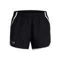 Fly By 3in  Hardloopshorts Dames - zwart, wit
