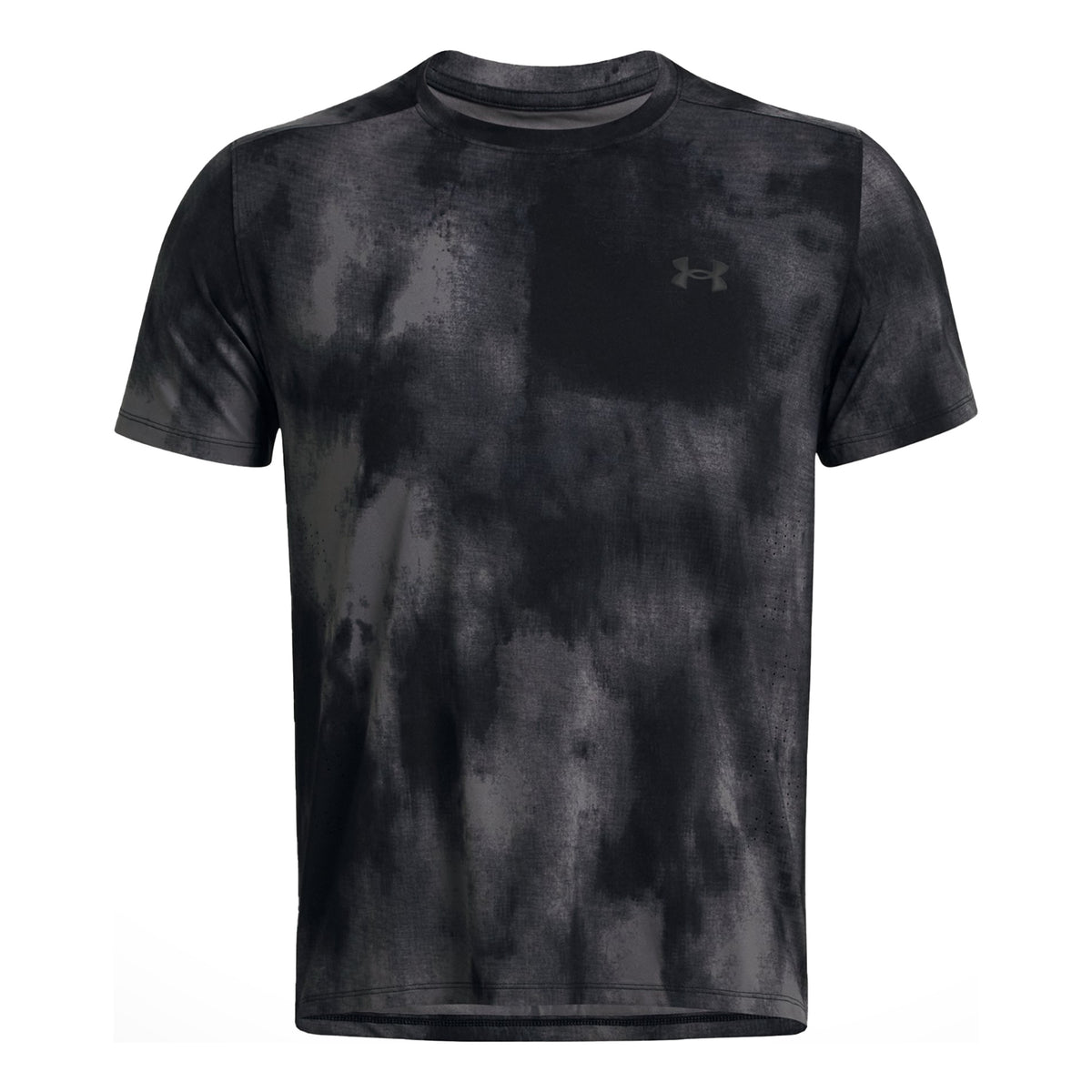Under Armour Laser Wash Hardloopshirt Heren - zwart, grijs