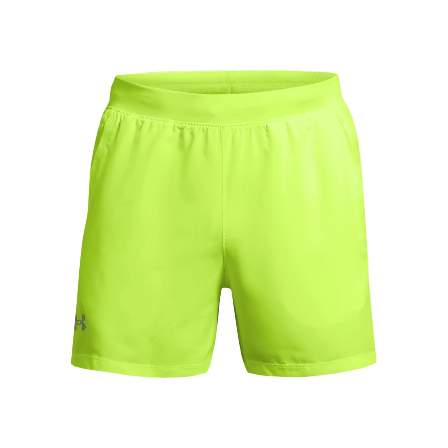 Under Armour Launch 5 Inch Hardloopshorts Heren-Neongeel