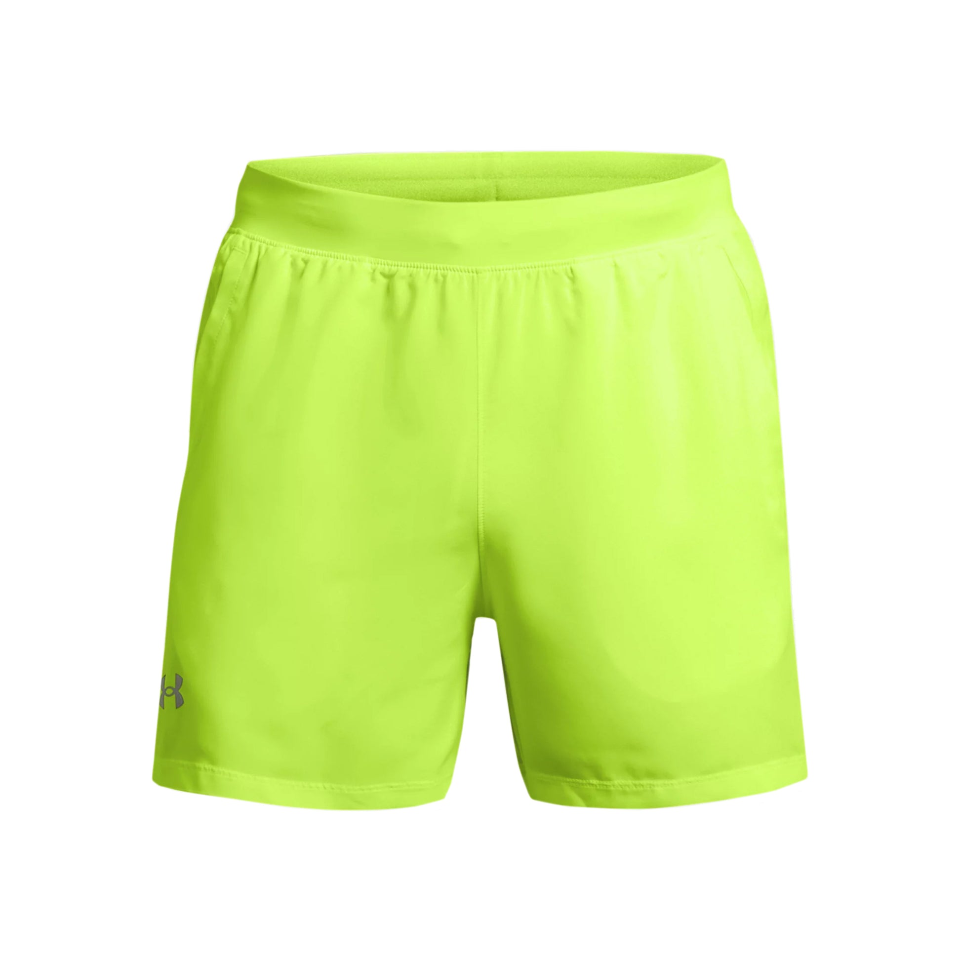 Under Armour Launch 5 Inch Hardloopshorts Heren-Neongeel