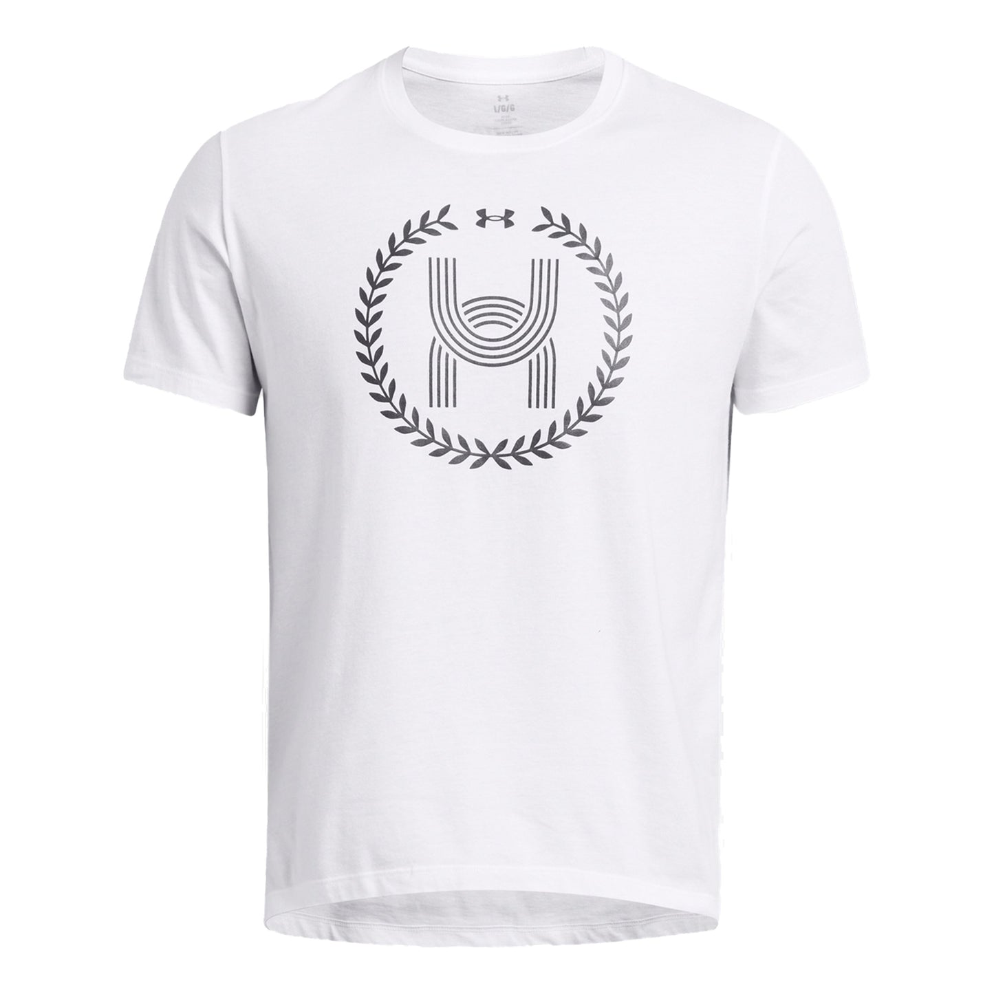 Under Armour Run Everywhere Wreath Hardloopshirt Heren - wit, grijs
