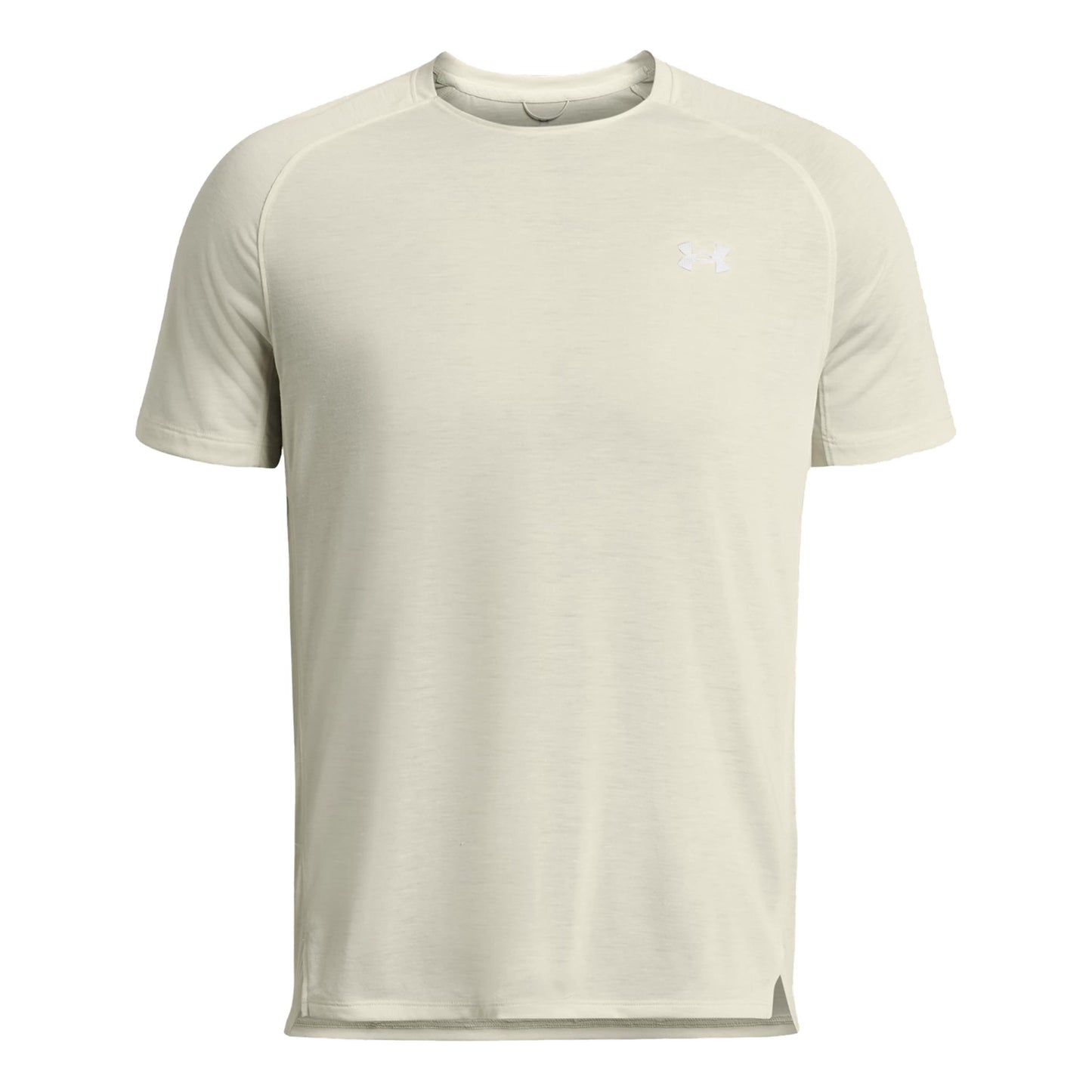 Under Armour Run Trail Hardloopshirt Heren - crème,