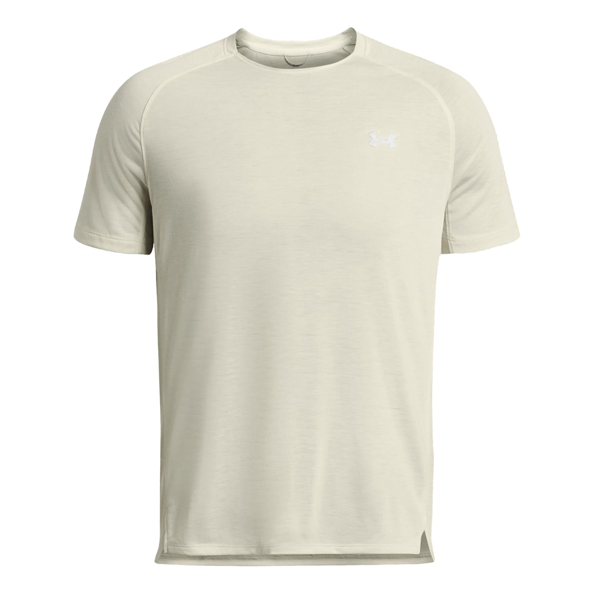 Under Armour Run Trail Hardloopshirt Heren - crème,