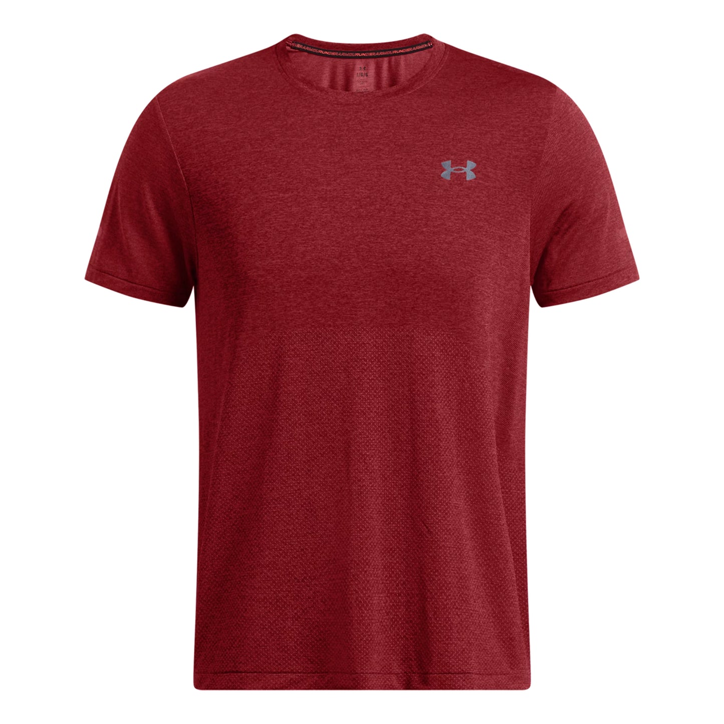 Under Armour Seamless Stride Hardloopshirt Heren-Rood
