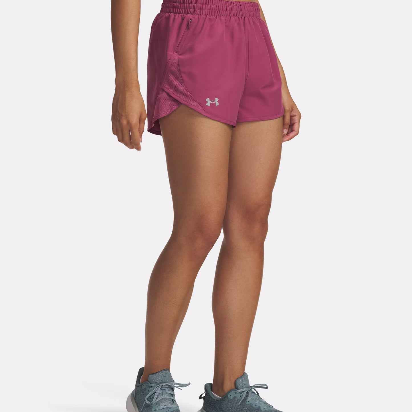 Under Armour Fly By 3in  Hardloopshorts Dames - roze, roze