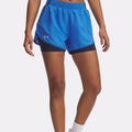 Fly By 2in1 Hardloopshorts Dames-Blauw,Donkerblauw