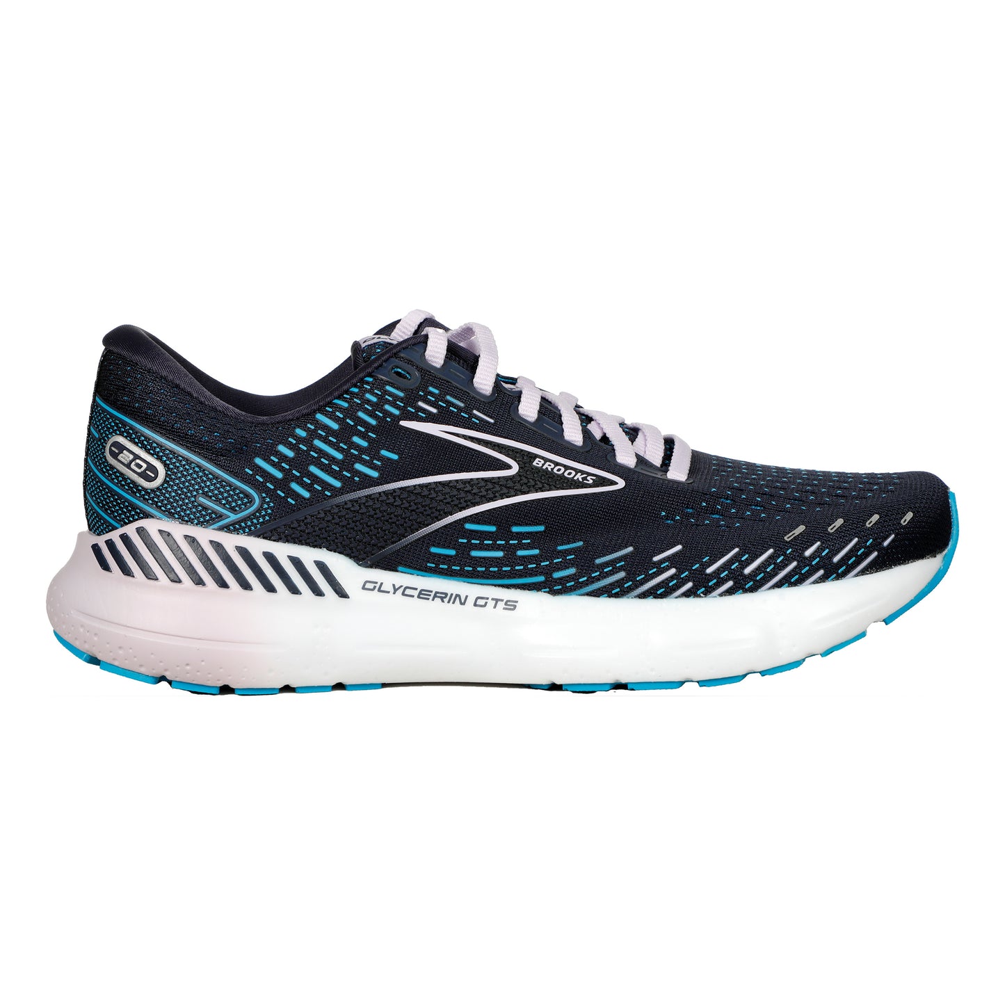 Brooks Glycerin GTS 20 Neutrale schoen Dames - donkerblauw, paars