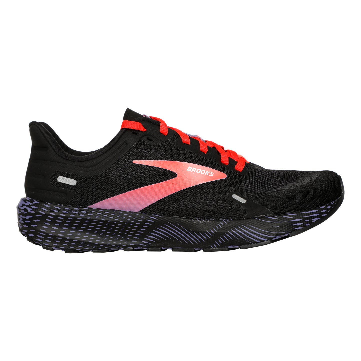 Brooks Launch 9 Neutrale schoen Dames - zwart, koraal