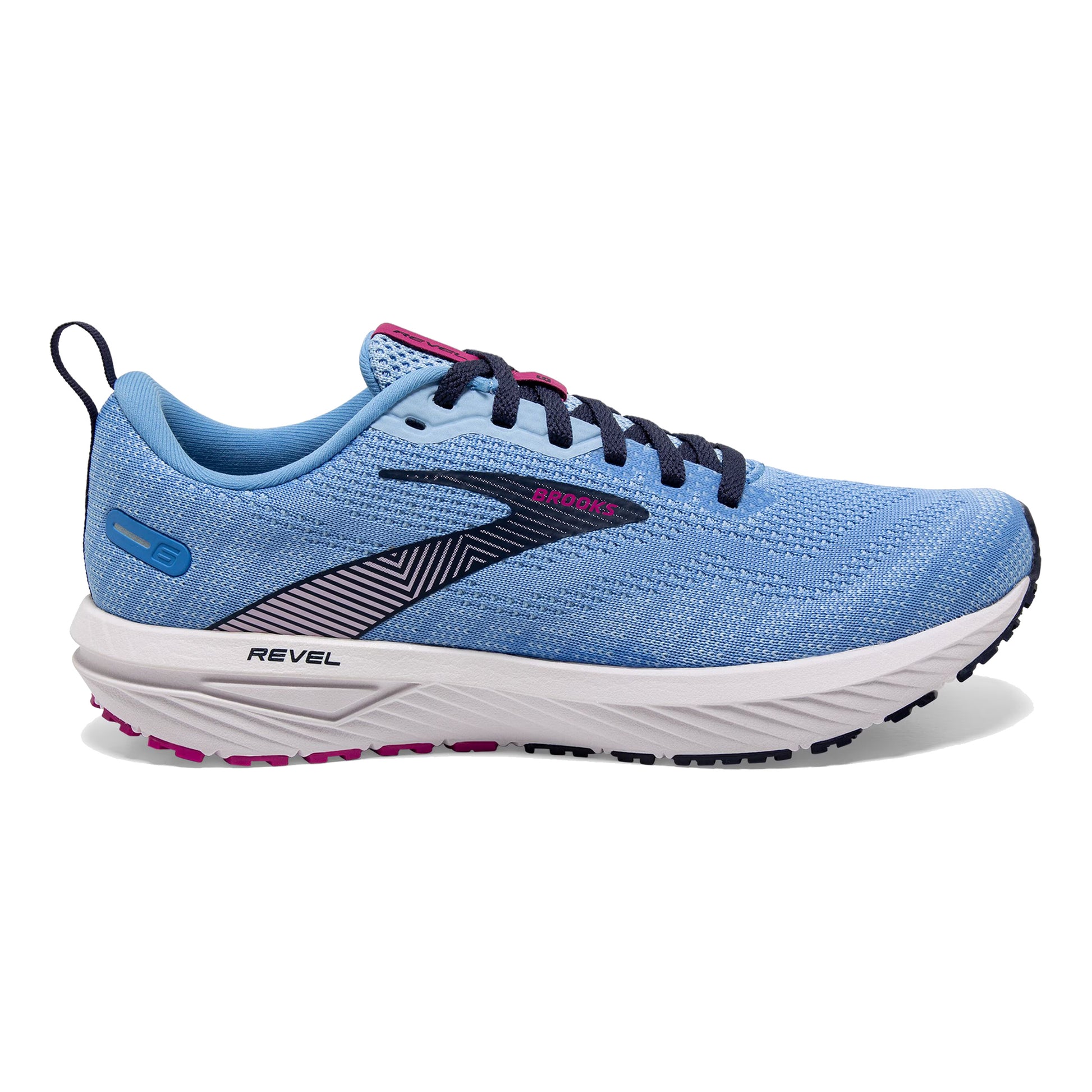 Brooks Revel 6 Neutrale schoen Dames - lichtblauw,