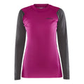 Core Warm Baselayer Longsleeve Dames - berry, grijs