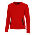 Crew Sweatshirt Dames-Rood