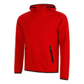 Crew Hood Sweater met capuchon Heren - rood,
