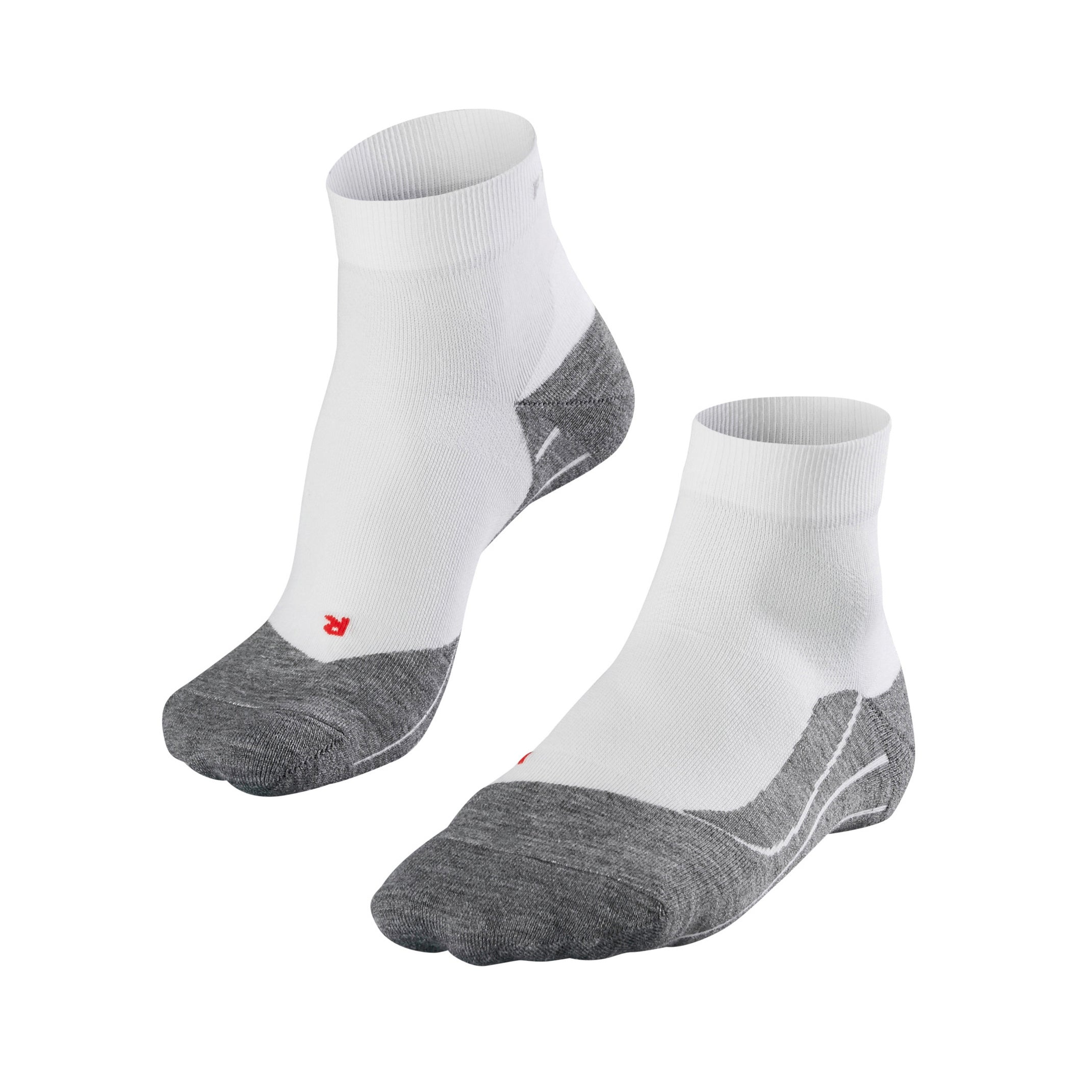 Falke RU4 Endurance Short Hardloopsokken Heren - wit, grijs