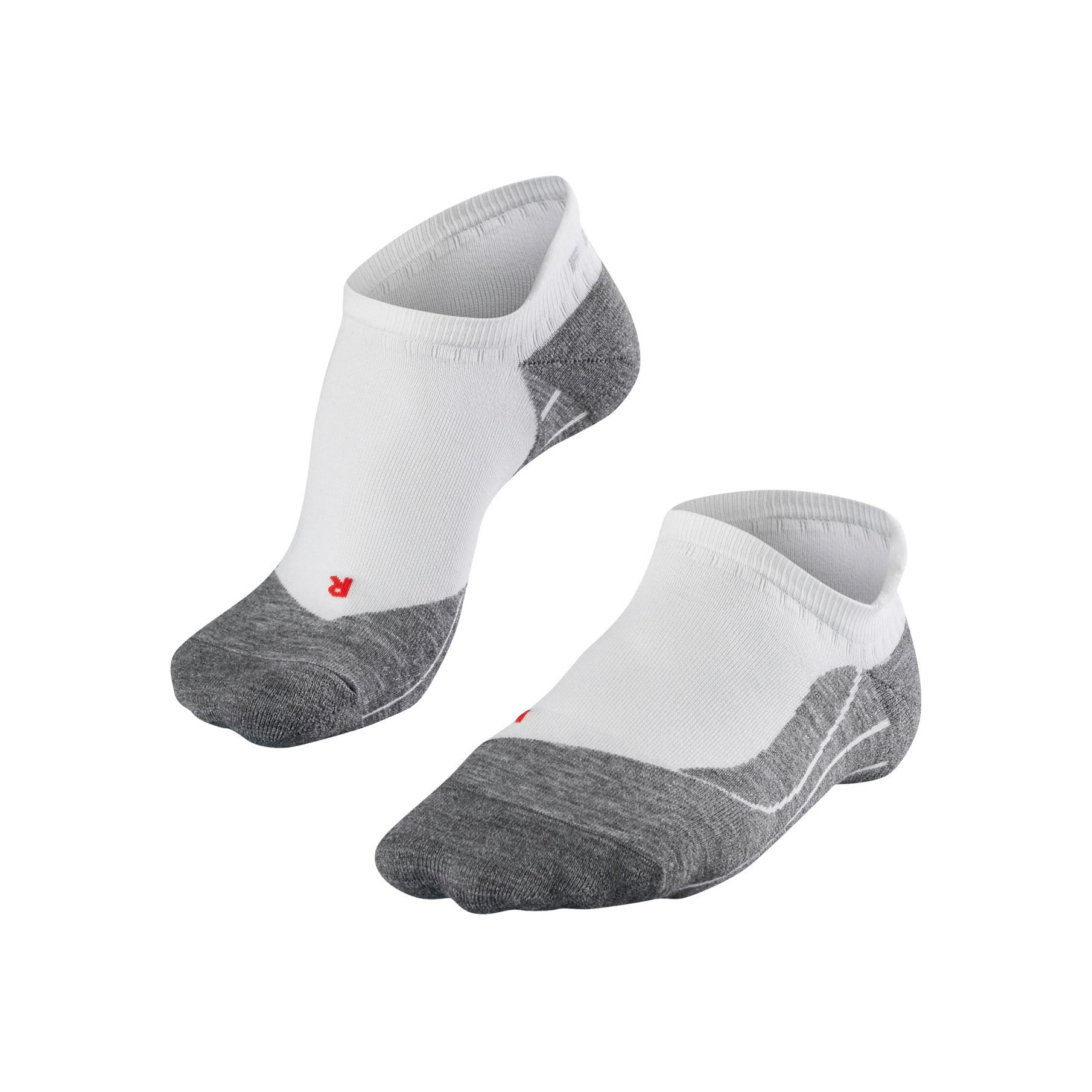 Falke RU4 Endurance Invisible Hardloopsokken Heren-Wit,Grijs