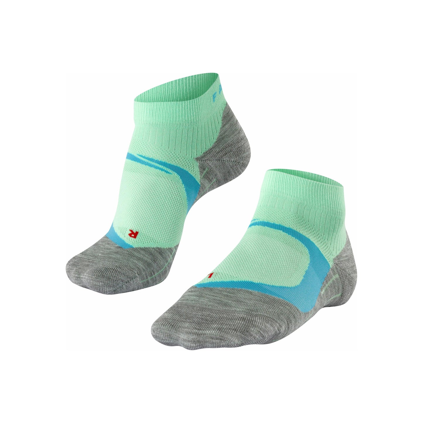 Falke Endurance Cool Short Hardloopsokken Dames - mint, grijs