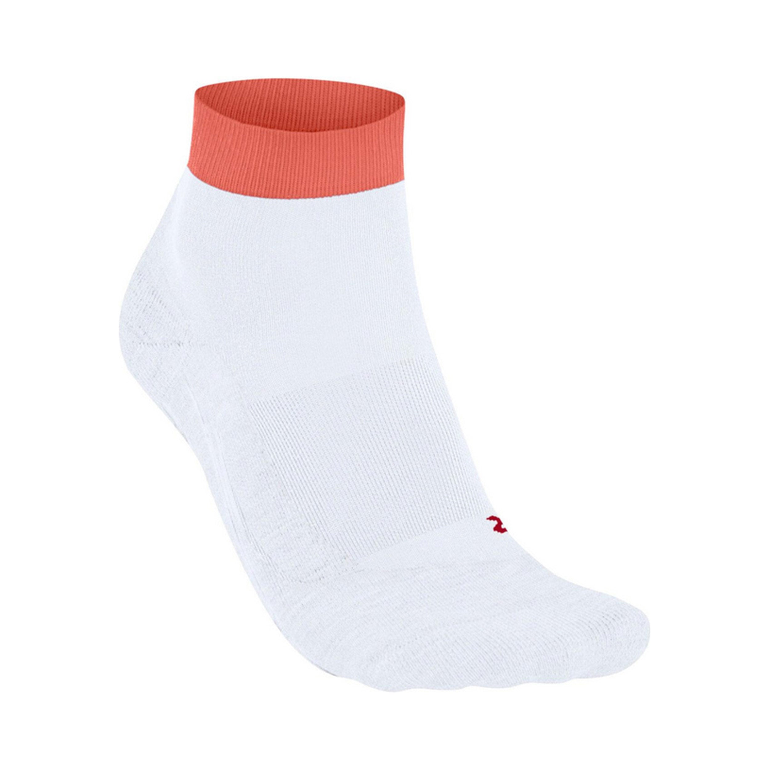 Falke RU4 Endurance Short Hardloopsokken Dames - wit, koraal