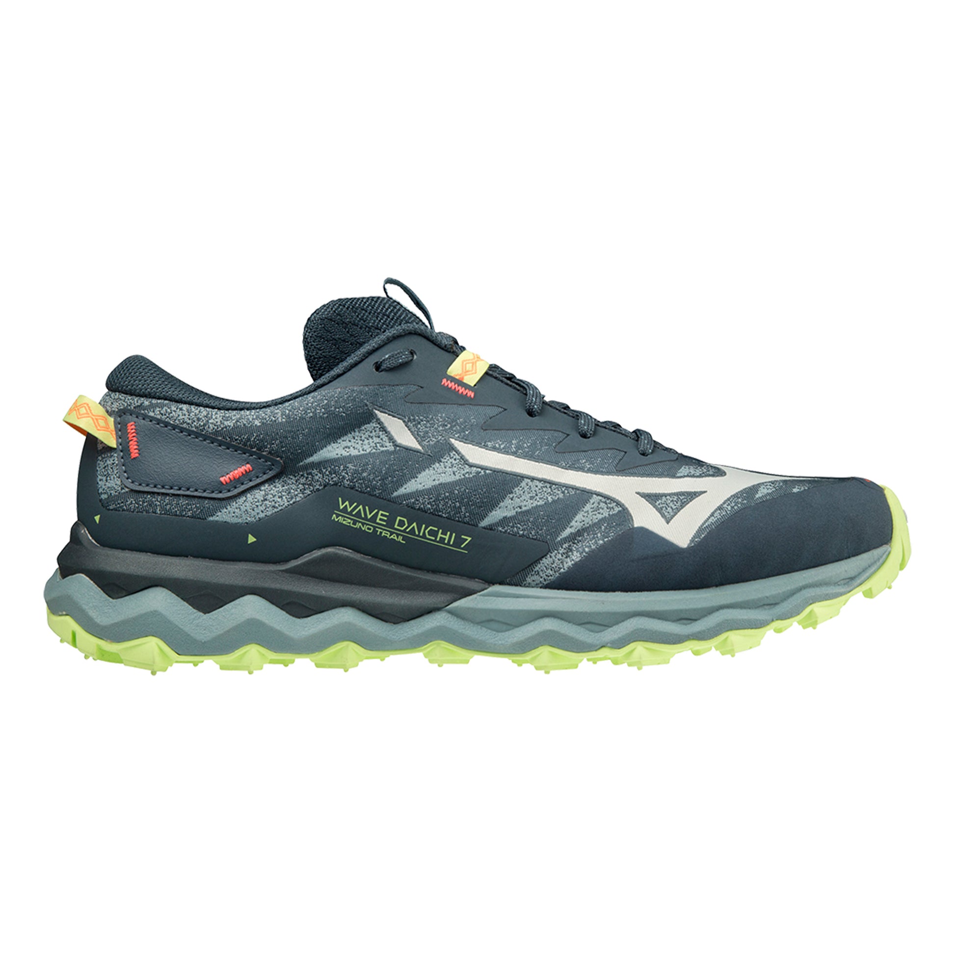 Mizuno Wave Daichi 7 Trailschoen Heren - grijs, blauw
