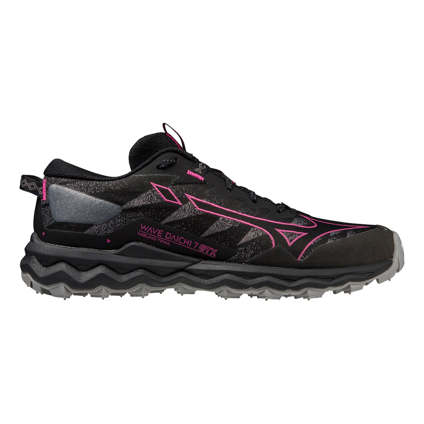 Mizuno Wave Daichi 7 GTX Trailschoen Dames-Zwart