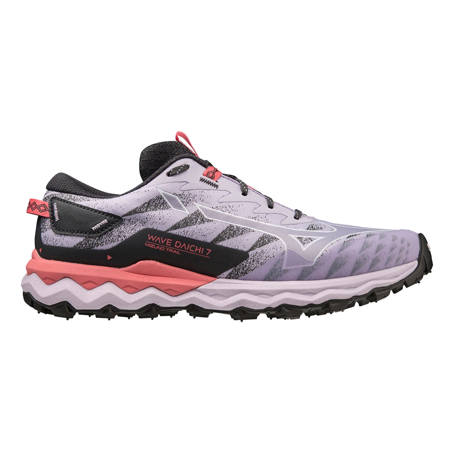Mizuno Wave Daichi 7 Trailschoen Dames-Paars,Mauve
