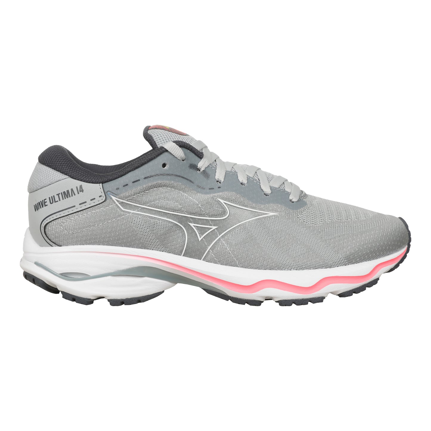 Mizuno Wave Ultima 14 Neutrale Schoen Dames-Grijs,Wit