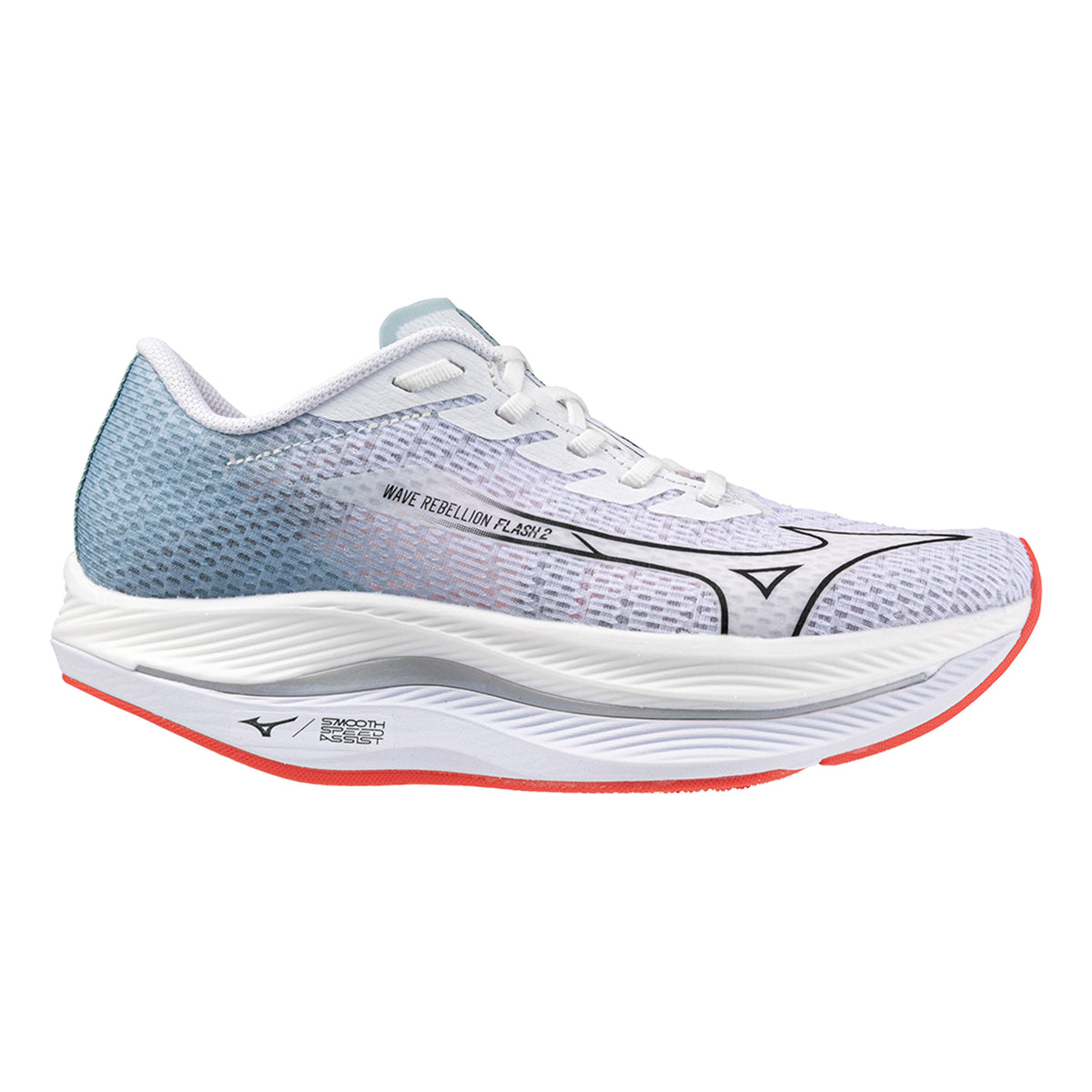 Mizuno Wave Rebellion Flash 2 Wedstrijdschoen Dames-Wit,Mint