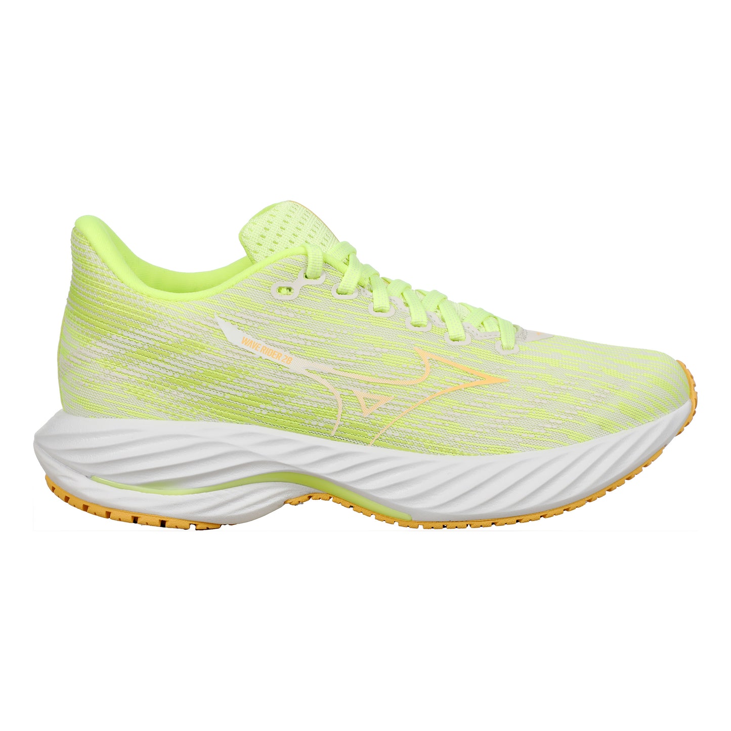 Mizuno Wave Rider 28 Neutrale schoen Dames - geel, koraal