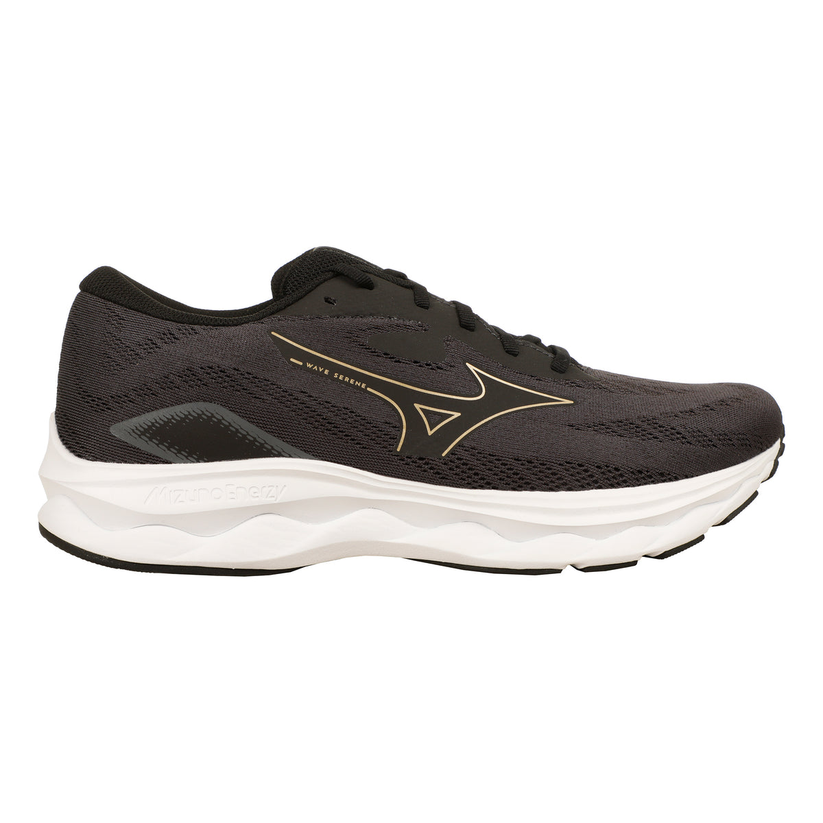 Mizuno Wave Serene Neutrale Schoen Heren-Zwart,Goud
