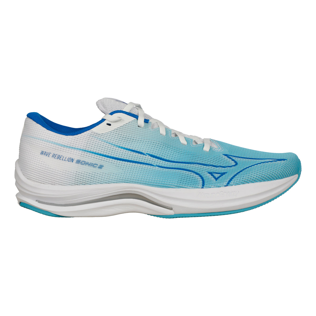 Mizuno Wave Rebellion Sonic 2 Wedstrijdschoen Heren - lichtblauw, wit