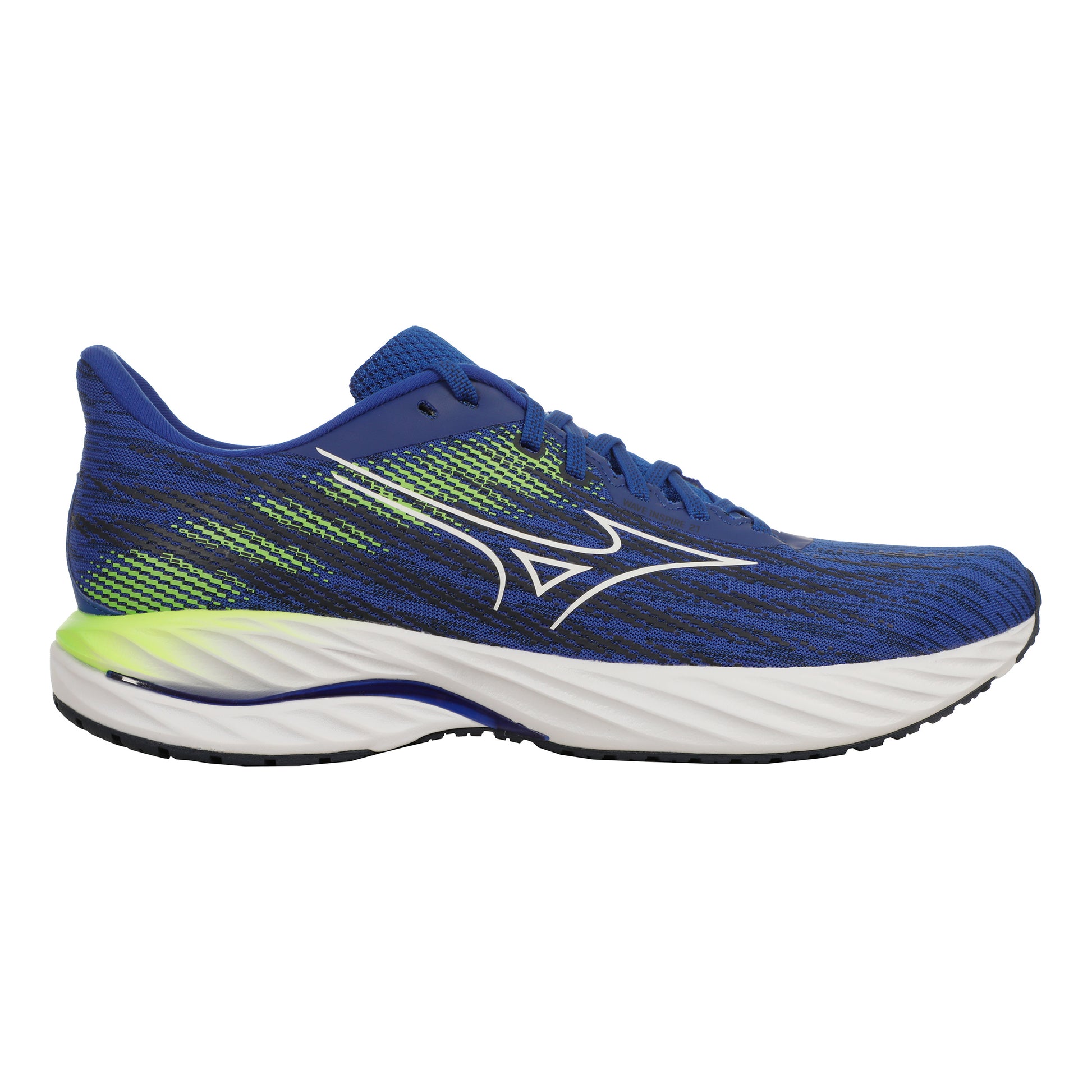 Mizuno Wave Inspire 21 Stabiliteitsschoen Heren - blauw, wit