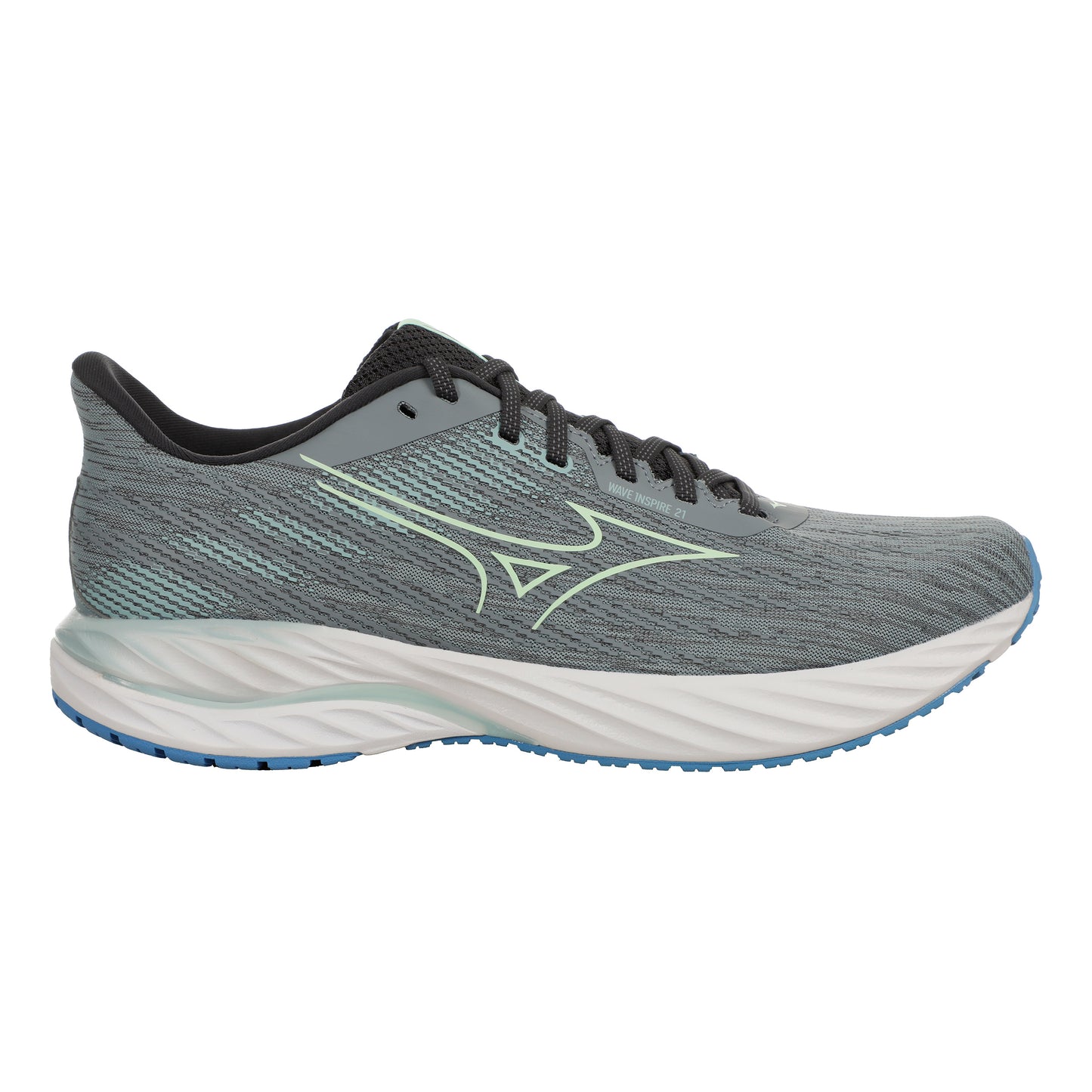 Mizuno Wave Inspire 21 Stabiliteitsschoen Heren - grijs, mint