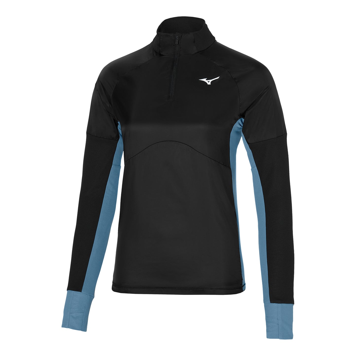Mizuno Hybrid Longsleeve Dames-Zwart