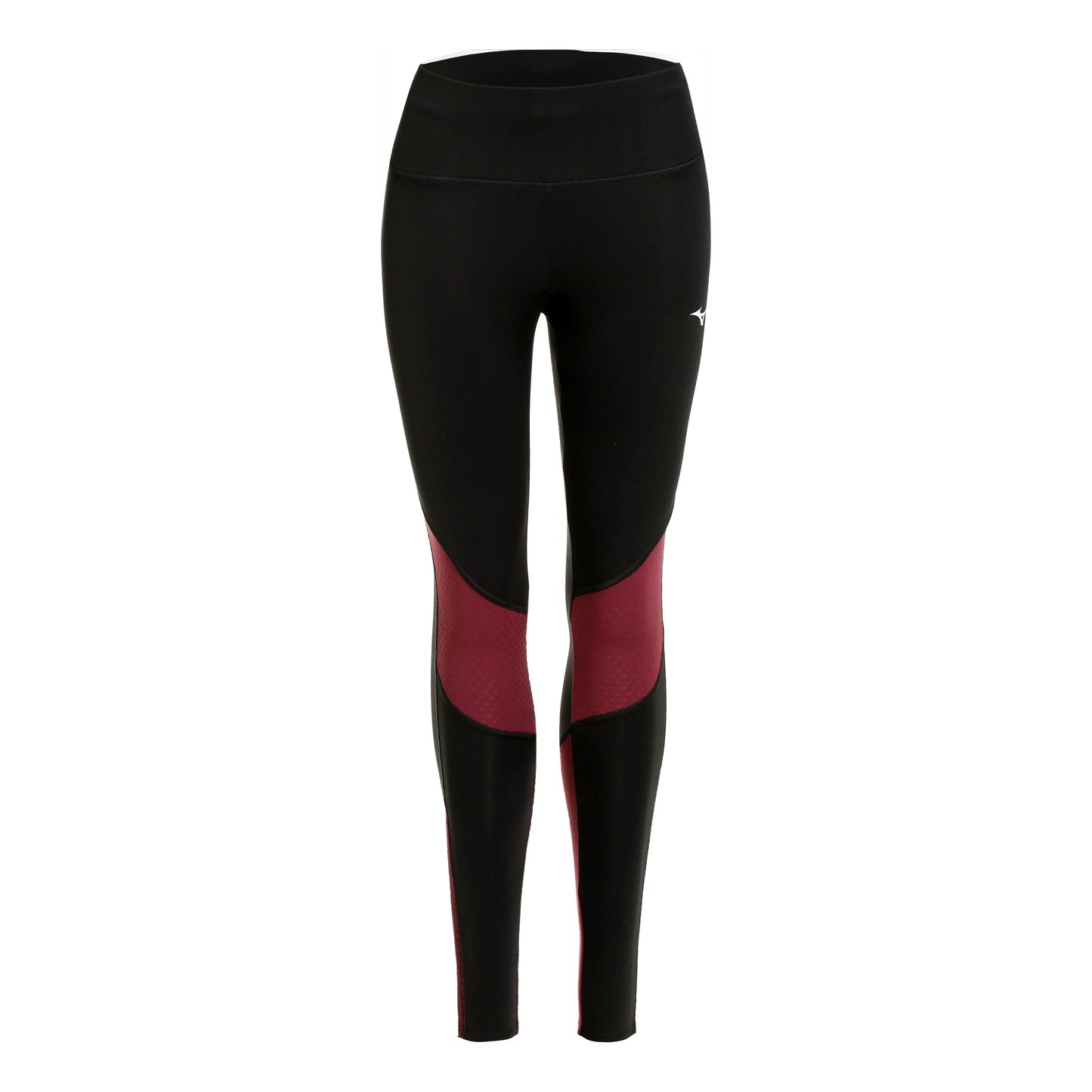 Mizuno Warmalite Hardlooplegging Dames-Zwart,Rood